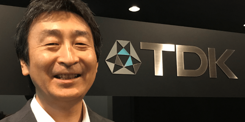 CTO Dai Matsuoka says TDK has most of the pieces for a big play in sensors.