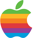 Apple's logo in the '90s